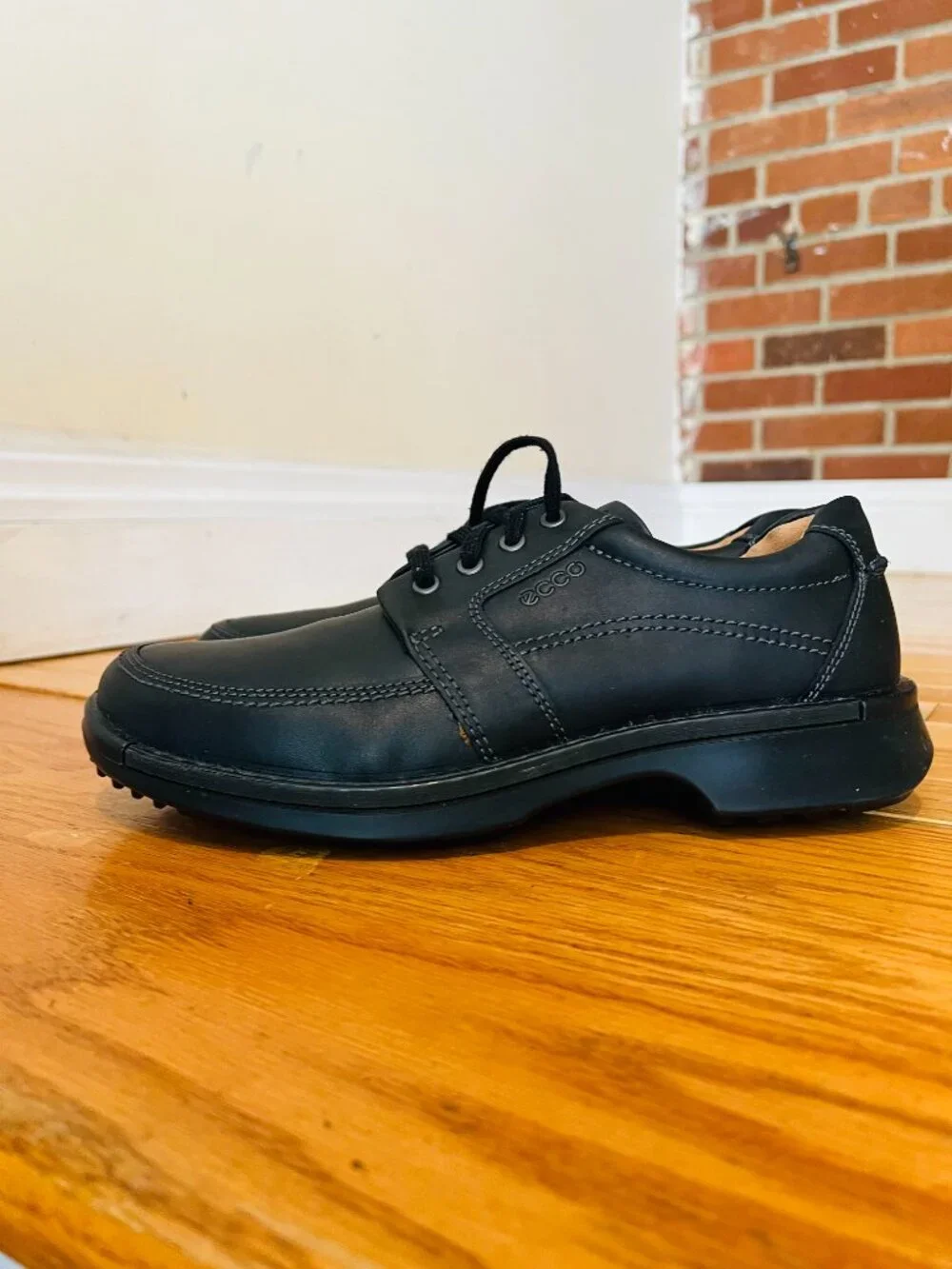 ECCO Men's Fusion II Tie Black Shoes Boots Size US 8 NEW